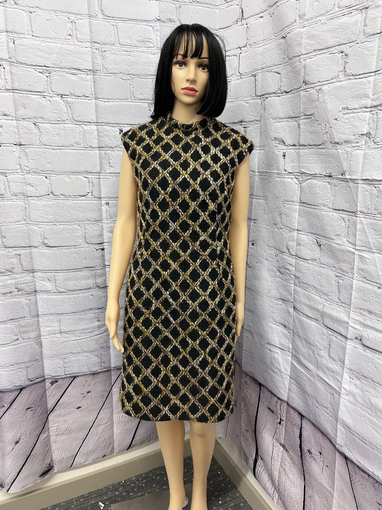 Vintage Textured Wool Dress With Matching Coat. — image 6 of 8